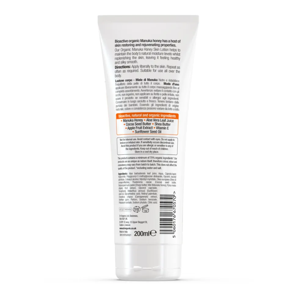 Dr. Organic Manuka Honing Huidlotion 200 ml