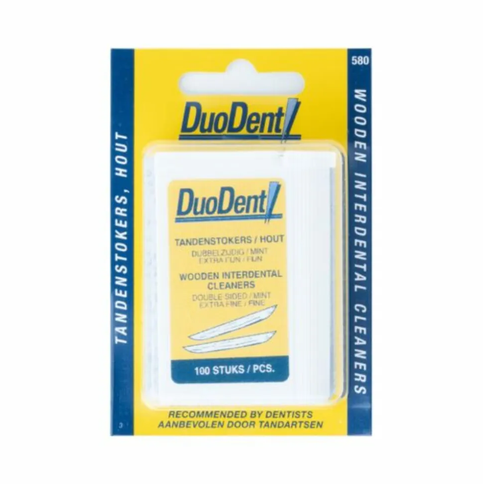 Duodent Houten Tandenstokers 580 100 stuks