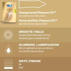 Durex - Classic Natural Condooms 20 stuks, Thin Feel Condooms 20 stuks & Nude No Latex 20 stuks - Pakket