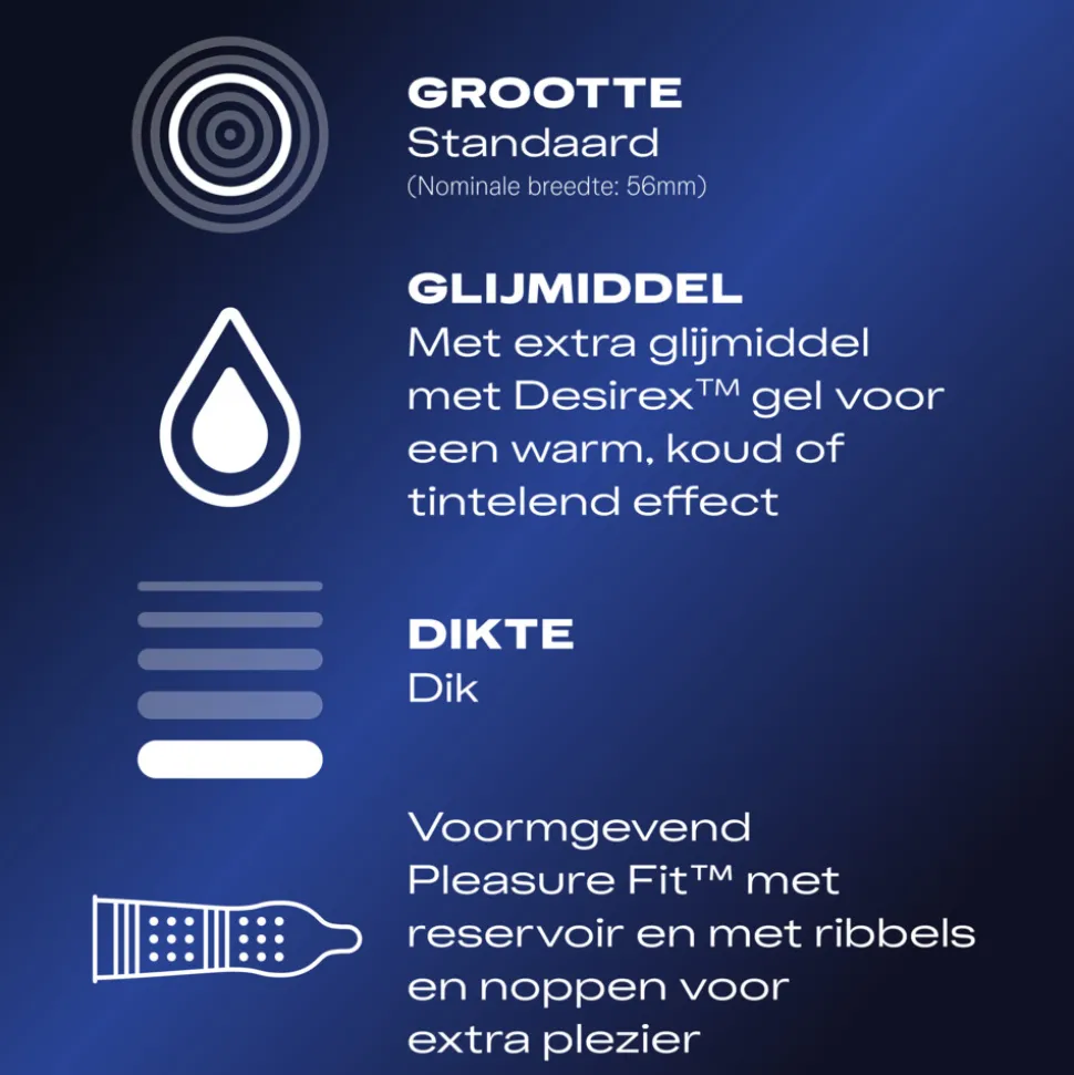 Durex Condooms Orgasm' Intense 10 stuks