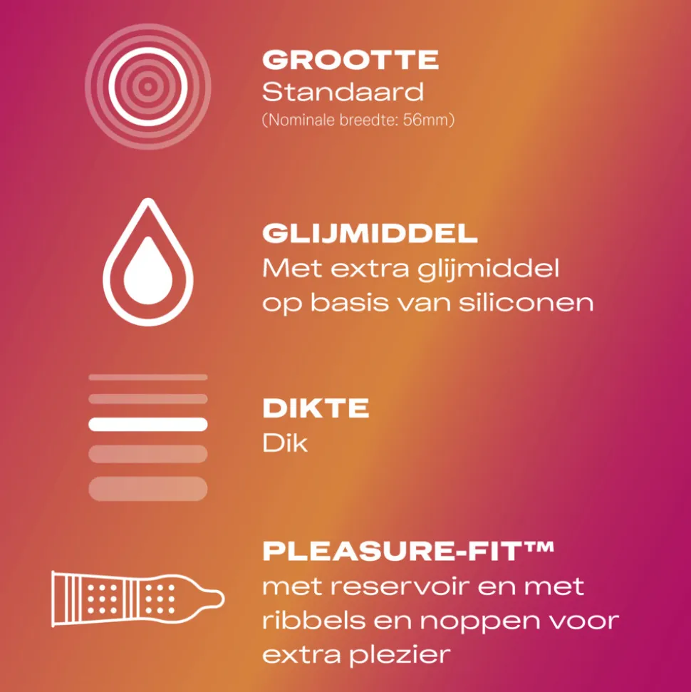 Durex Condooms Pleasure Me 10 stuks