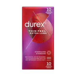 Durex Condooms Thin Feel met Extra Glijmiddel 10 stuks