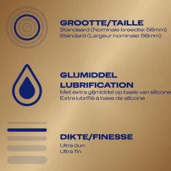 Durex - Nude Extra Lube Condooms 10 stuks & Thin Feel extra Lube 10 stuks - Pakket