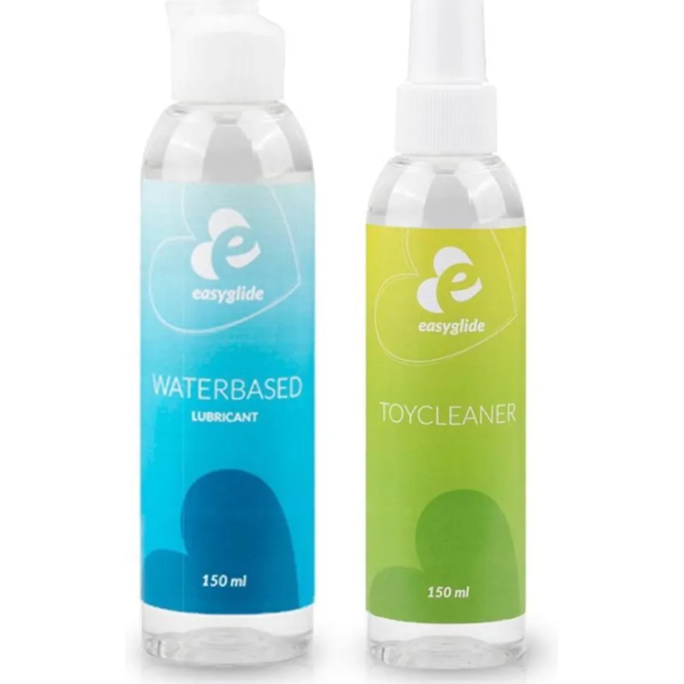 EasyGlide Glijmiddel en Toy Cleaner Combinatie Pakket