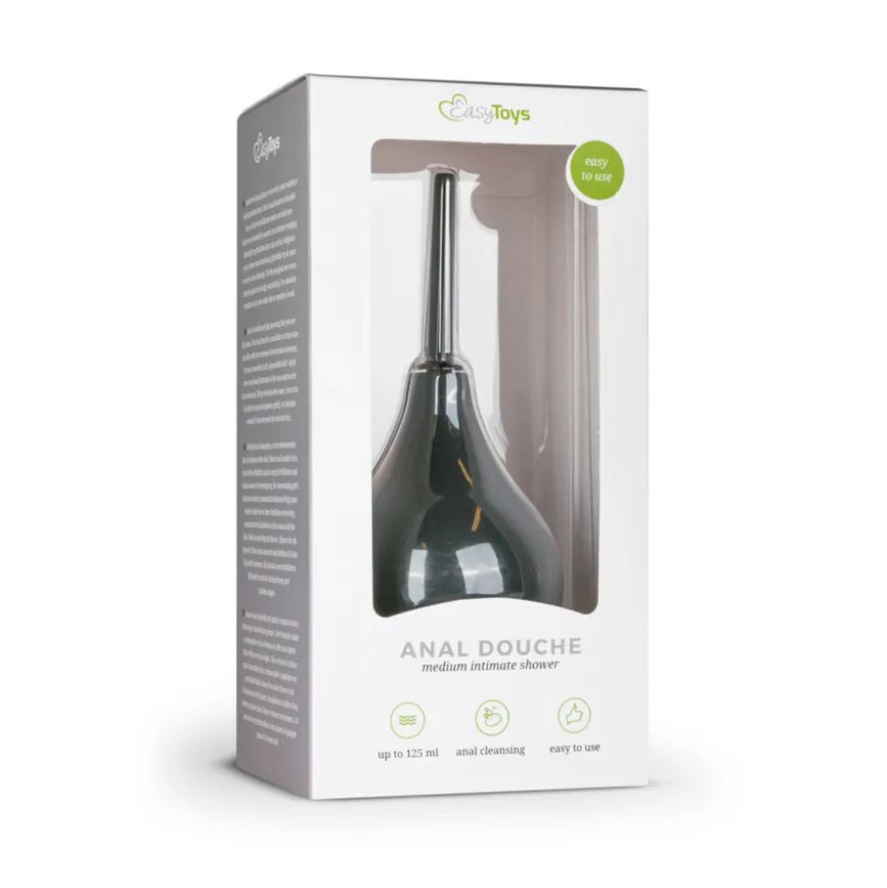 Easytoys Anaaldouche Medium Zwart 125 ml