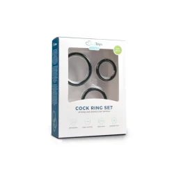 Easytoys Cockringen 3-delige set Zwart