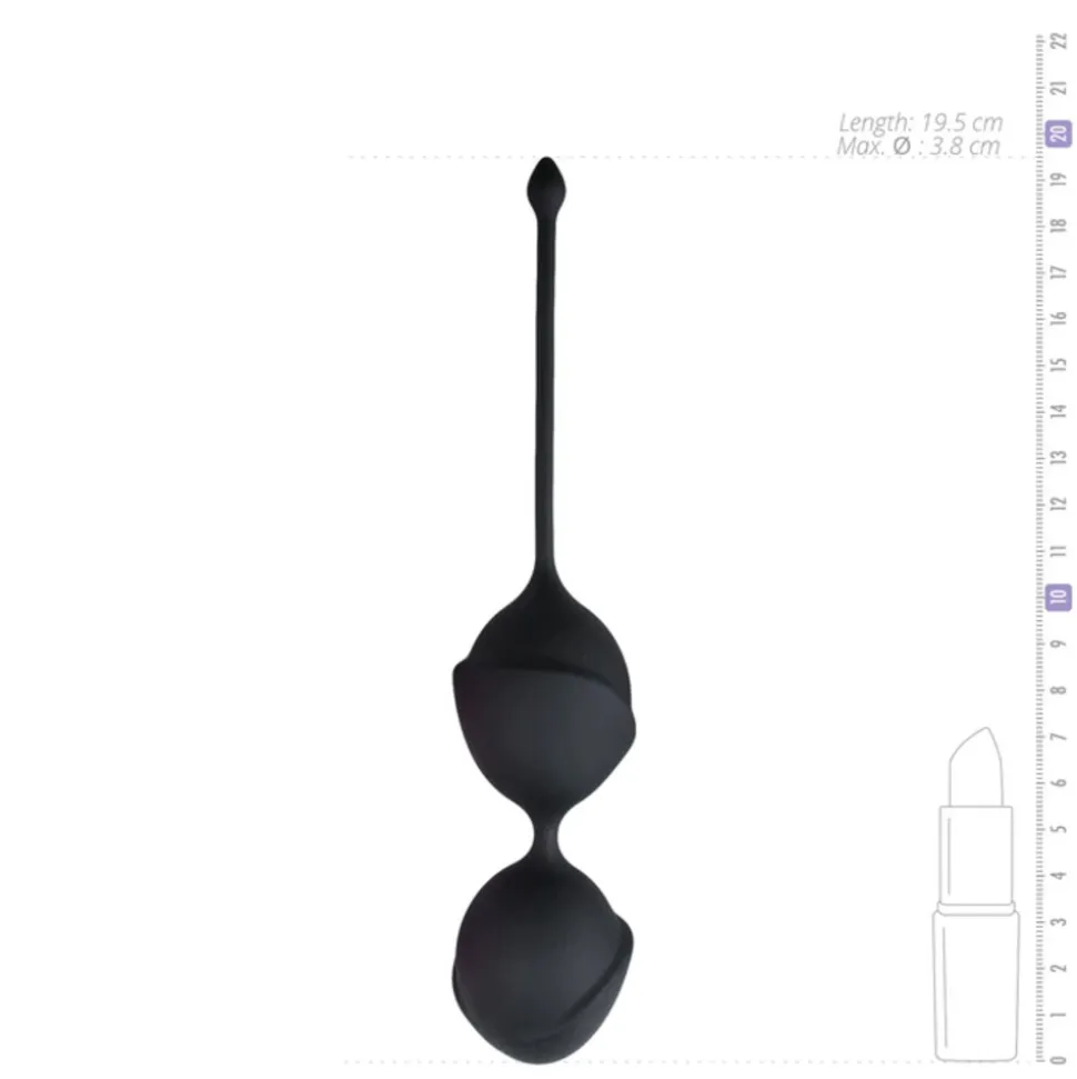 Easytoys Dubbele LoveBalls Zwart 1 set