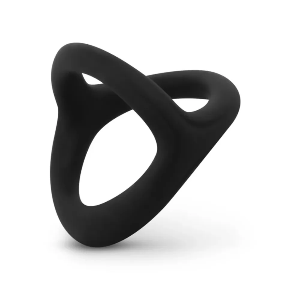 Easytoys Flexibele Multifunctionele Cockring Zwart