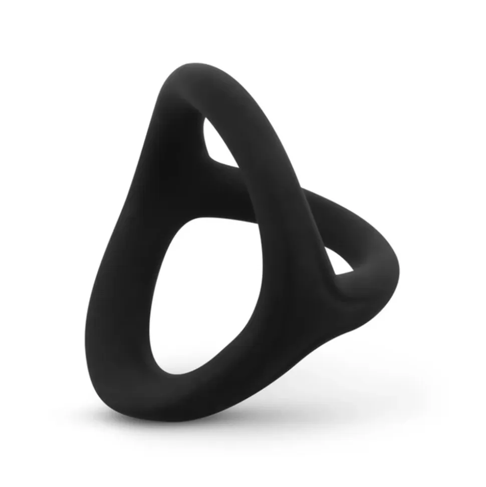 Easytoys Flexibele Multifunctionele Cockring Zwart