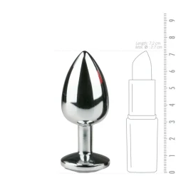 Easytoys Metalen Buttplug Zilver
