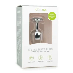 Easytoys Metalen Buttplug Zilver
