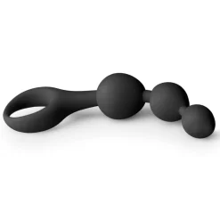 Easytoys Siliconen Anale Kralen Dildo Zwart