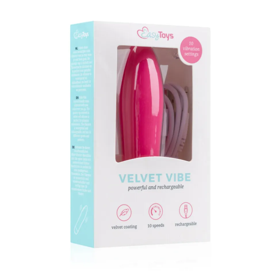 Easytoys Velvet Vibe Luxe Mini Vibrator Roze