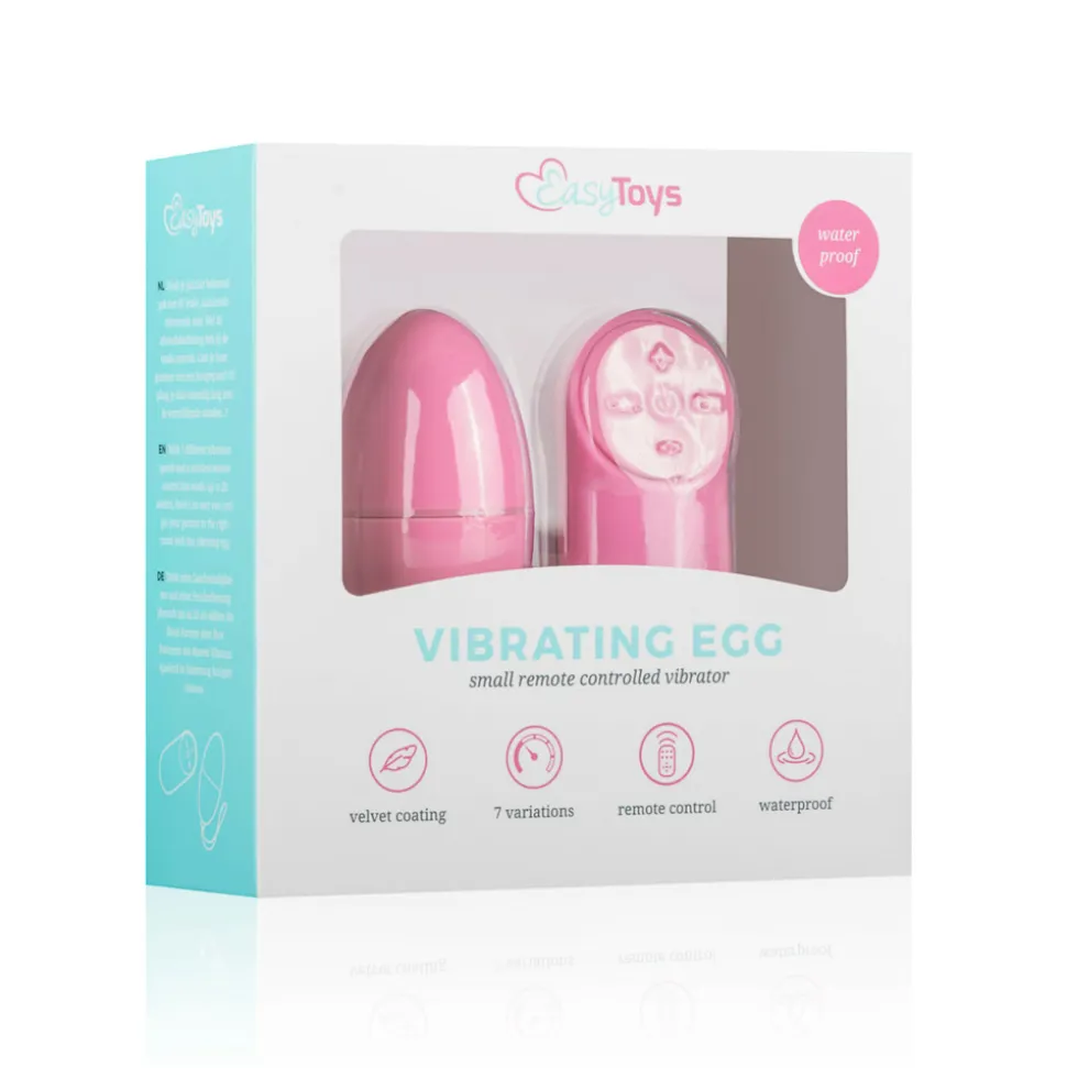 Easytoys Vibratie Ei Roze