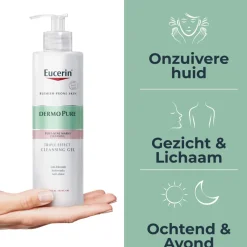 Eucerin DermoPure Triple Action Reinigingsgel 400 ml