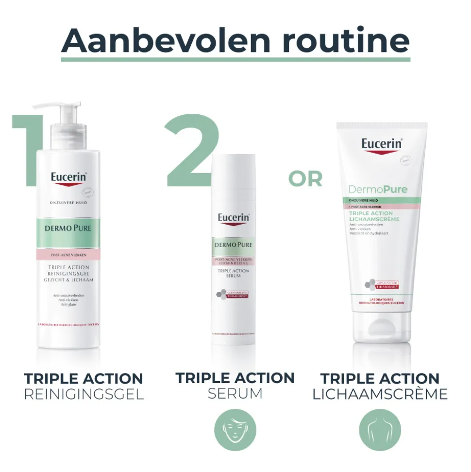 Eucerin DermoPure Triple Action Reinigingsgel 400 ml