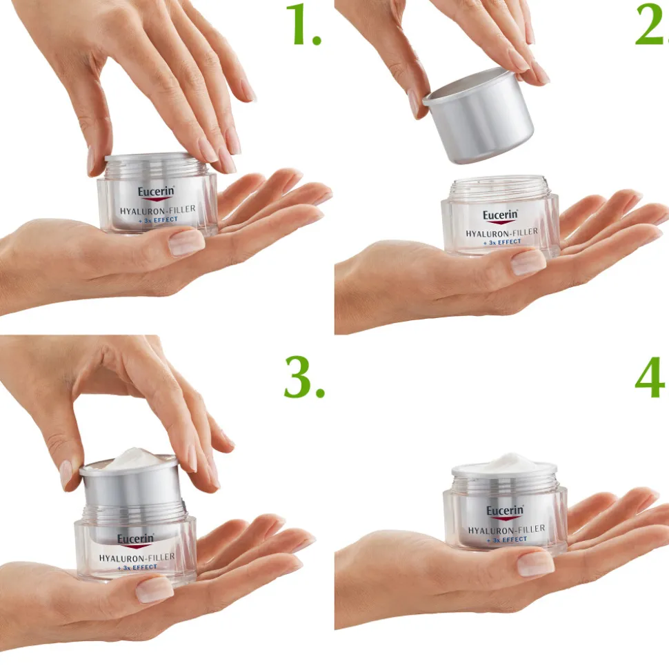 Eucerin Hyaluron-Filler + 3x Effect Nachtcrème Navulling 50 ml