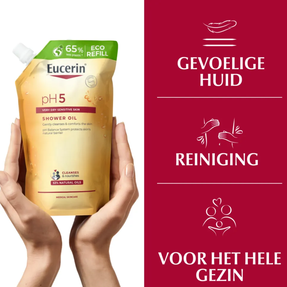 Eucerin pH5 Doucheolie Navulverpakking 400 ml