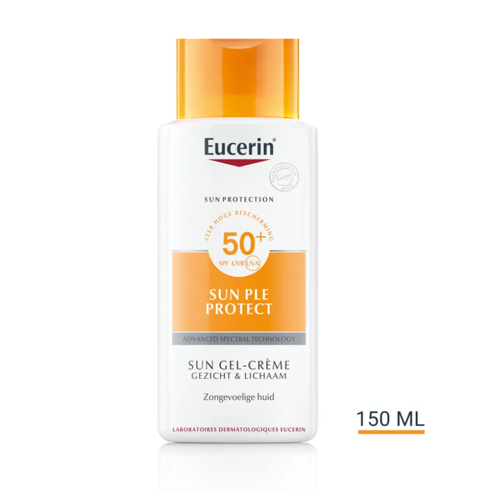 Eucerin Sun PLE Protect Sun Gel-Crème Gezicht en Lichaam SPF 50 150 ml