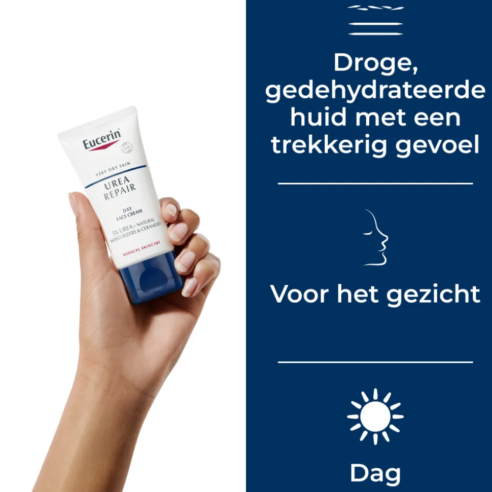 Eucerin UreaRepair Gezichtscrème 5% Urea 50 ml