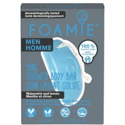 Foamie Men 3-In-1 Bar Watermint & Lemon 90 gr