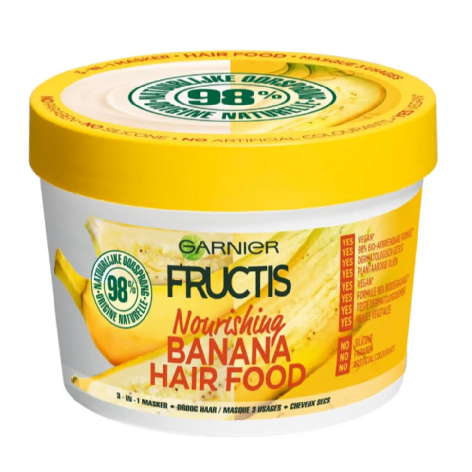 Garnier Fructis Hair Food Banaan 3-in-1 Haarmasker 390 ml