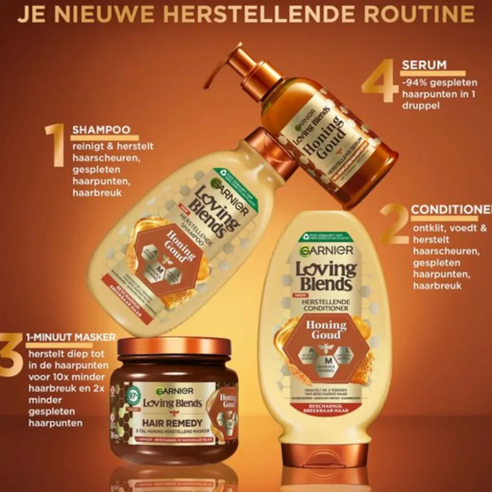 Garnier Loving Blends Honing Goud Conditioner 250 ml