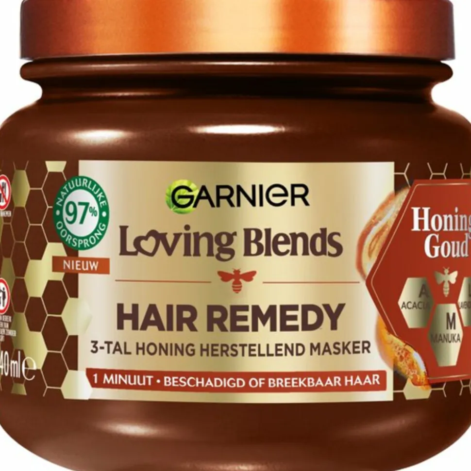 Garnier Loving Blends Honing Goud Haarmasker 340 ml