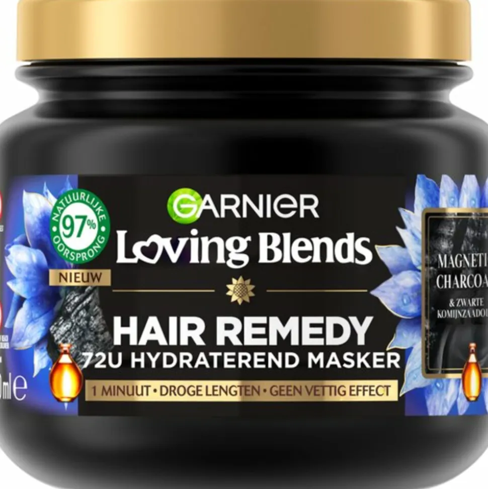 Garnier Loving Blends Magnetic Charcoal Haarmasker 340 ml