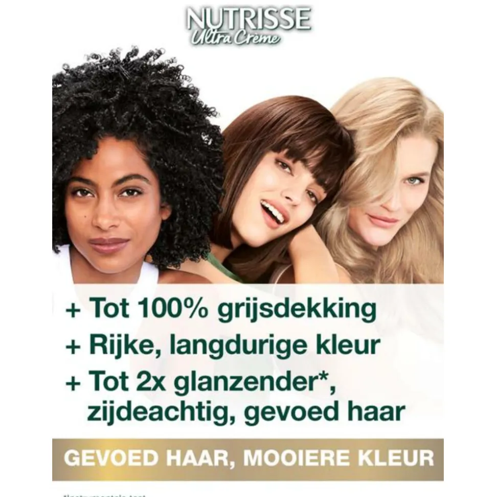 Garnier Nutrisse Ultra Crème Permanente Haarkleuring 5.3 Licht goudbruin