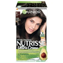 Garnier Nutrisse Ultra Crème Permanente Haarkleuring 3.0 Donkerbruin