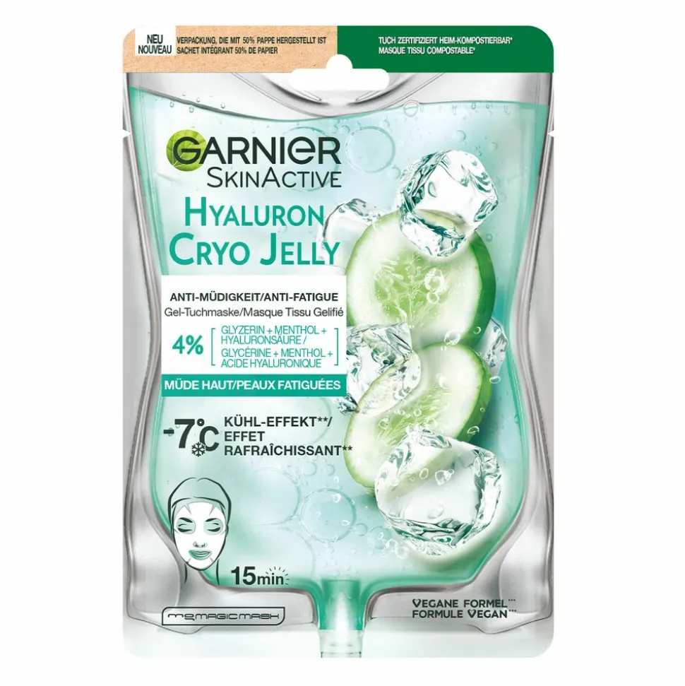 Garnier SkinActive Hyaluron Cryo Jelly Anti-vermoeidheid Sheet Masker
