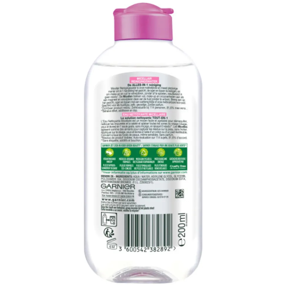 Garnier SkinActive Micellair Reinigingswater voor Gevoelige Huid 200 ml