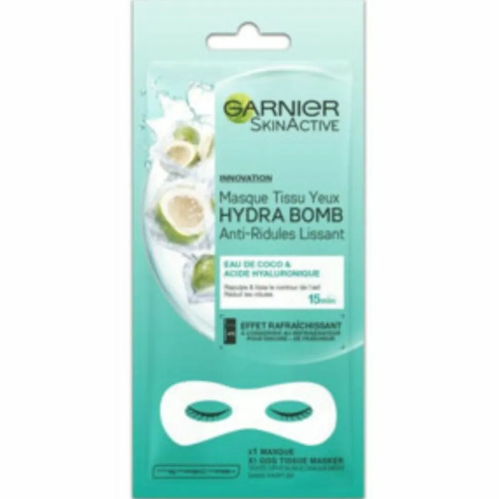 Garnier SkinActive Tissue Oogmasker Hydra Bomb Coconut
