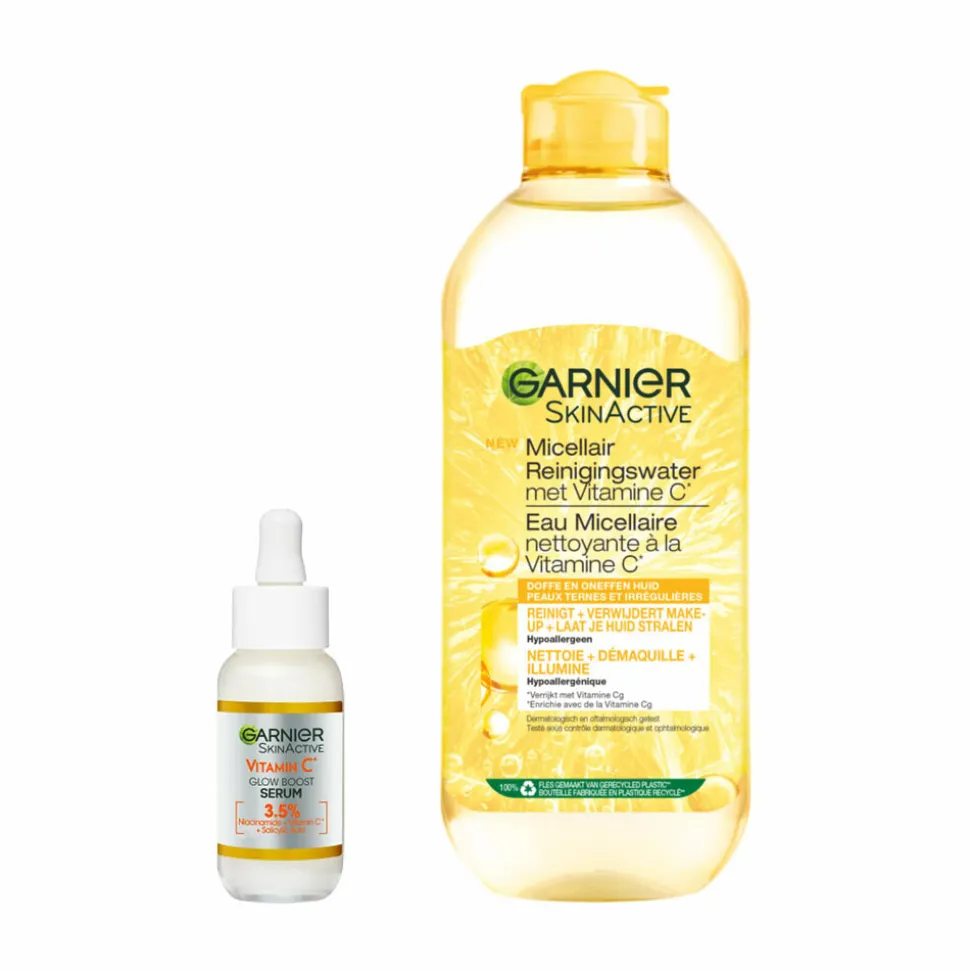 Garnier Vitamine C Serum & Micellair Water Pakket