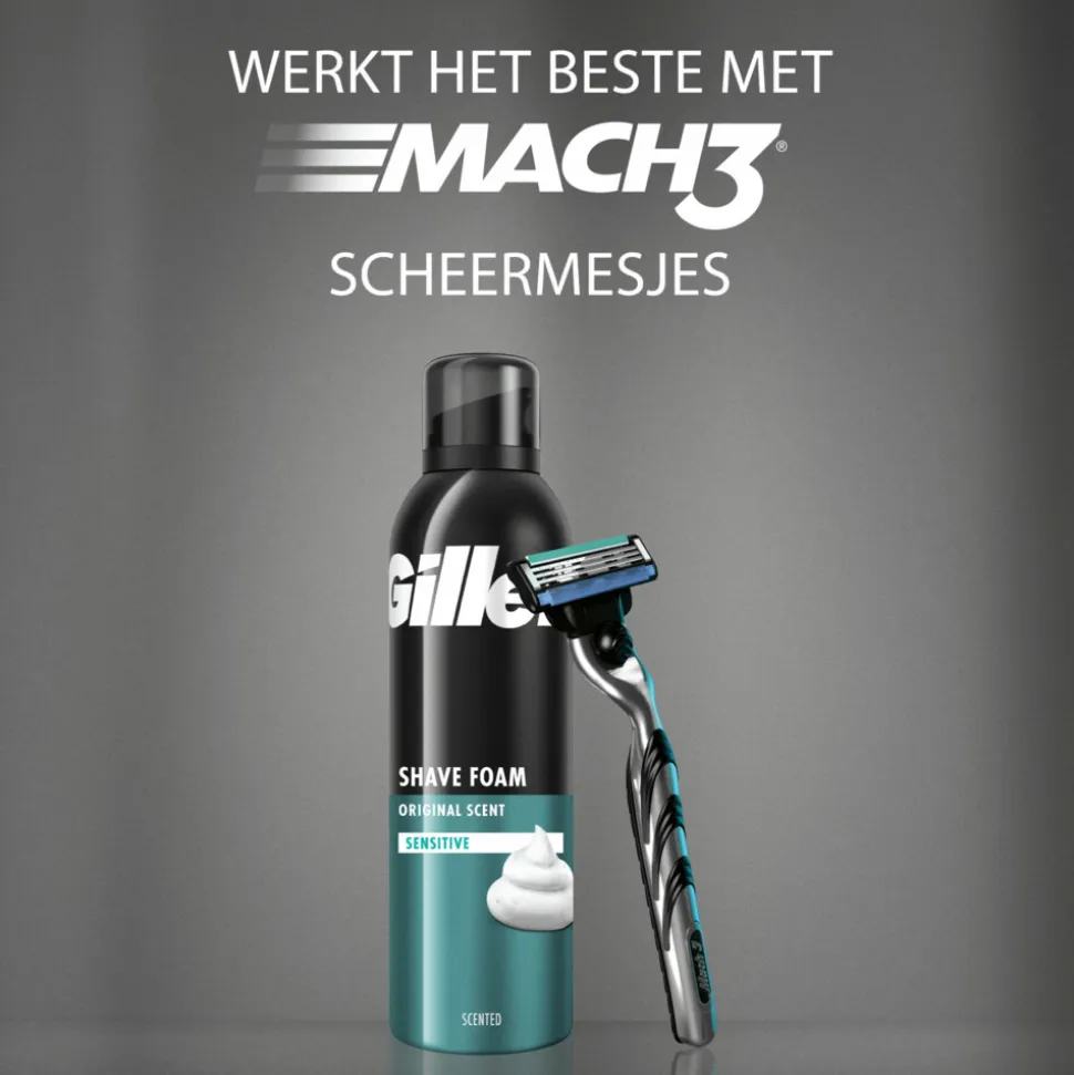 Gillette Scheerschuim Classic Sensitive 200 ml