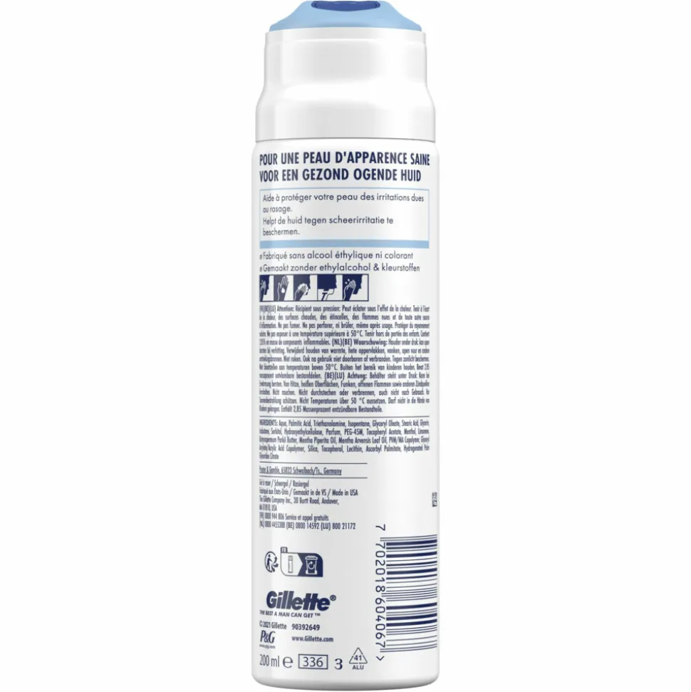 Gillette Skin Scheergel Ultra Gevoelige Huid 200 ml