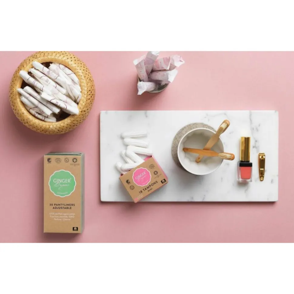 Ginger Organic Tampons Met Applicator Super 14 stuks