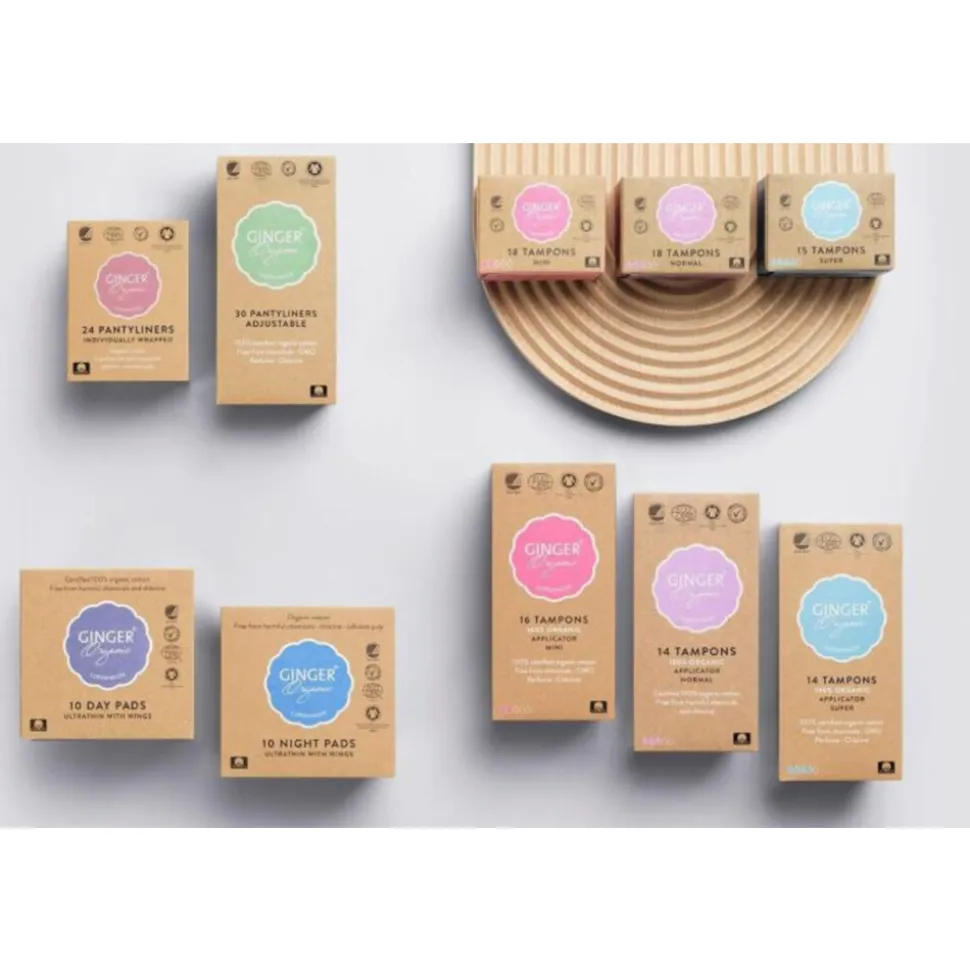 Ginger Organic Tampons Super 15 stuks