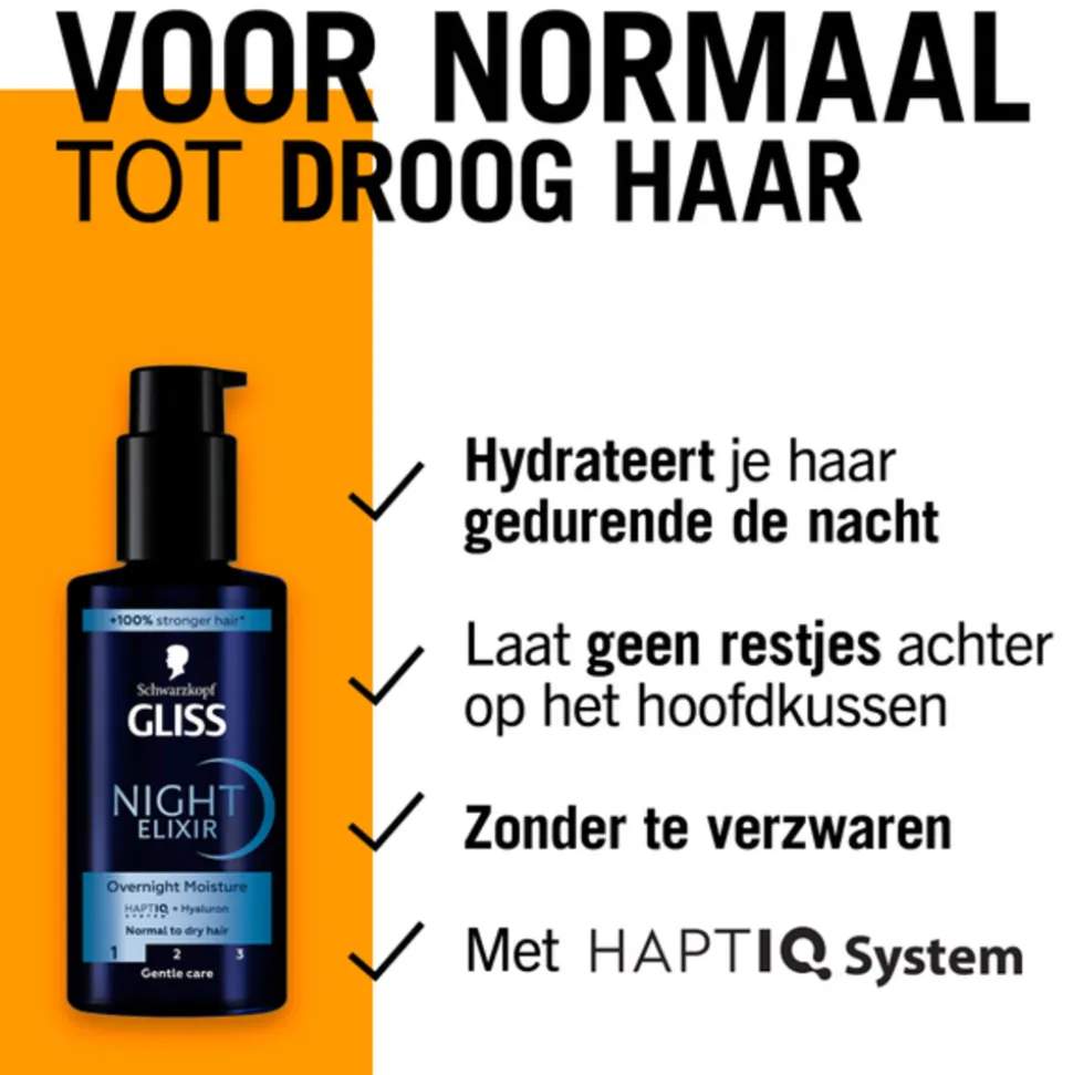 Gliss Night Elixer Overnight Moisture 100 ml