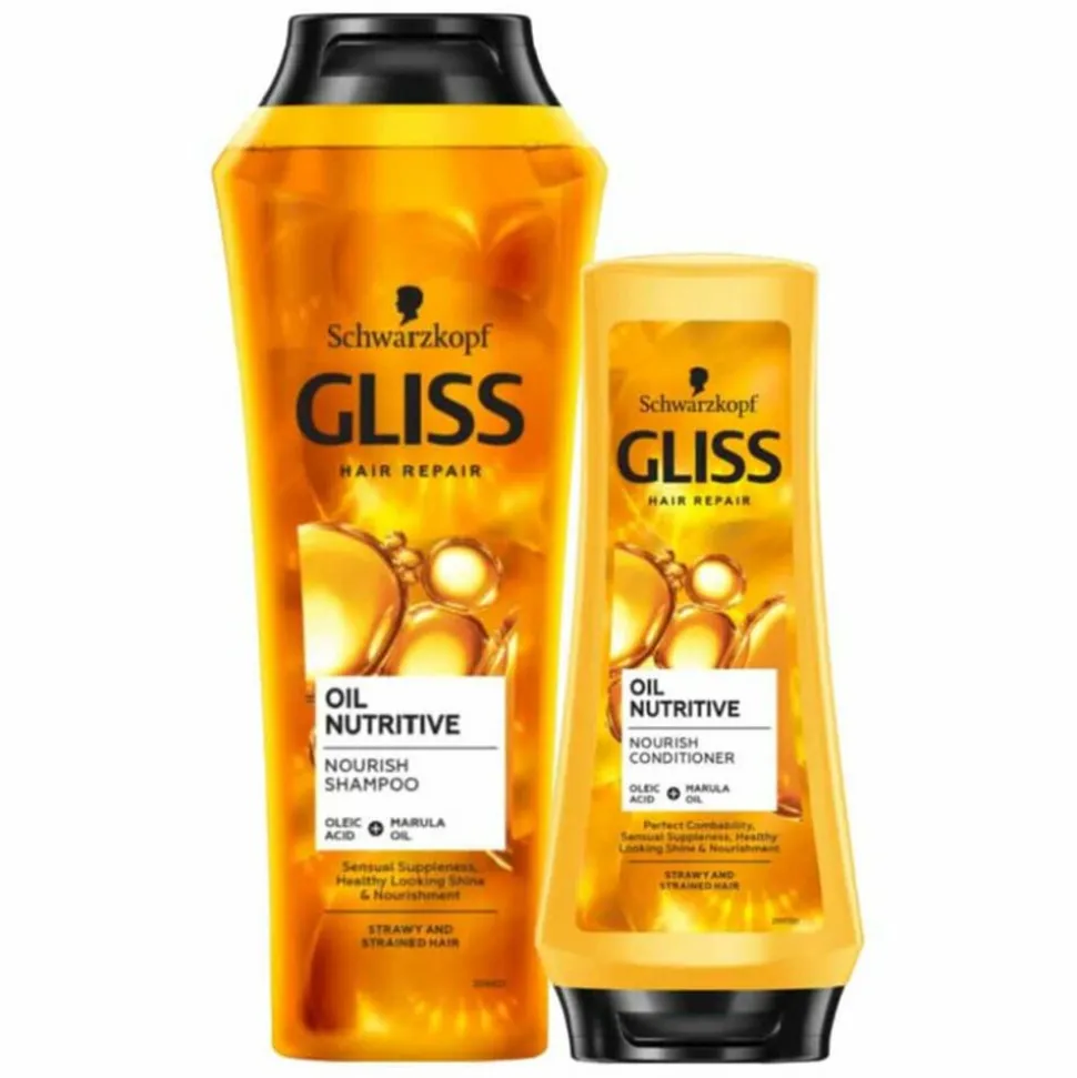 Gliss Oil Nutritive - Shampoo 1x 250 ml & Conditioner 1x 200 ml - Pakket