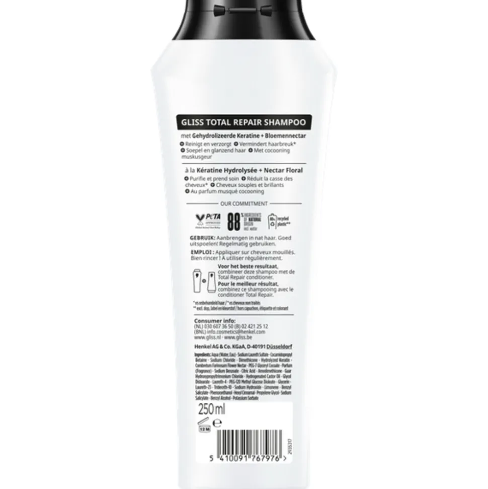Gliss Shampoo Total Repair 250 ml