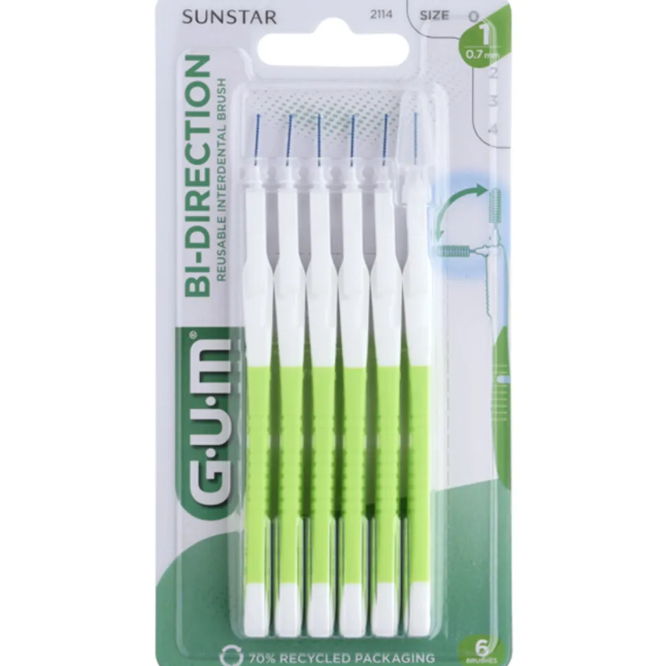 GUM Bi-Directions 0.7 mm 6 stuks