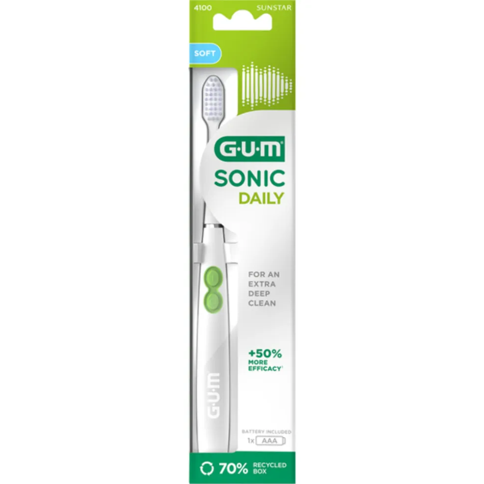 GUM Elektrische Tandenborstel Sonic Daily Wit
