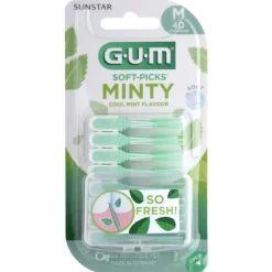 GUM Soft-Picks Comfort Flex Mint Medium 40 stuks