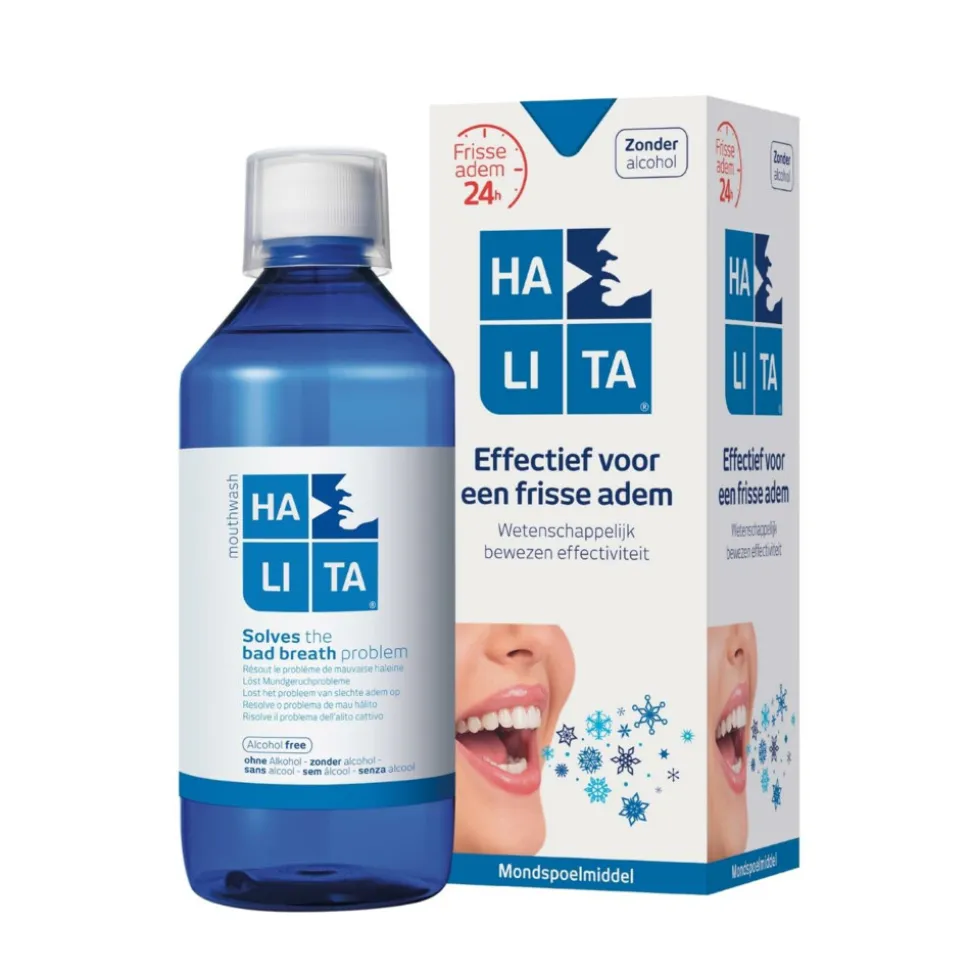 Halita Mondwater Frisse Adem 500 ml