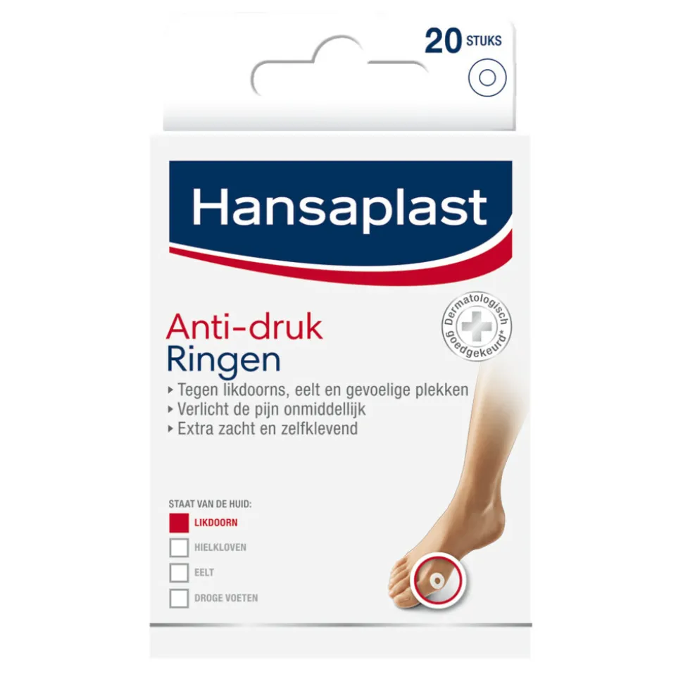 Hansaplast Anti-drukringen voor Likdoorns 20 stuks