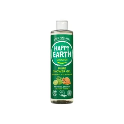 Happy Earth Douchegel Bergamot Cedarwood 100% Natuurlijk 300 ml