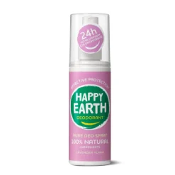 Happy Earth 100% Natuurlijke Deodorant Spray Lavender Ylang 100 ml