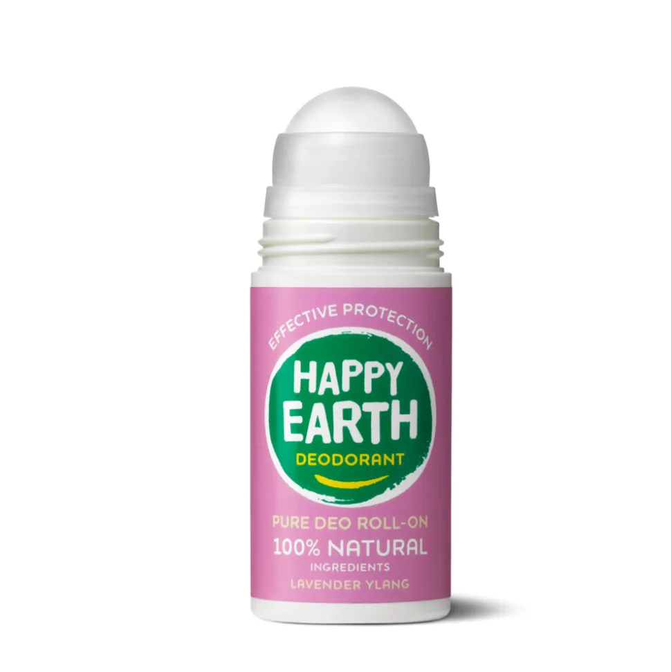 Happy Earth 100% Natuurlijke Deodorant Roller Lavender Ylang 75 ml